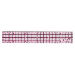 C-THRU 8ths Bevelled Ruler, 6”, 12 Pack