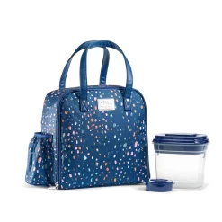 Fit + Fresh Wichita Insulated Lunch Bag Kit - Etta Vee Coloured Dots