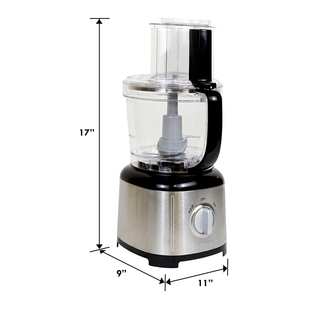 Kenmore 11-Cup Food Processor And Vegetable Chopper - 500W - Black 4 Kenmore 11-Cup Food Processor And Vegetable Chopper - 500W - Black - Image 4