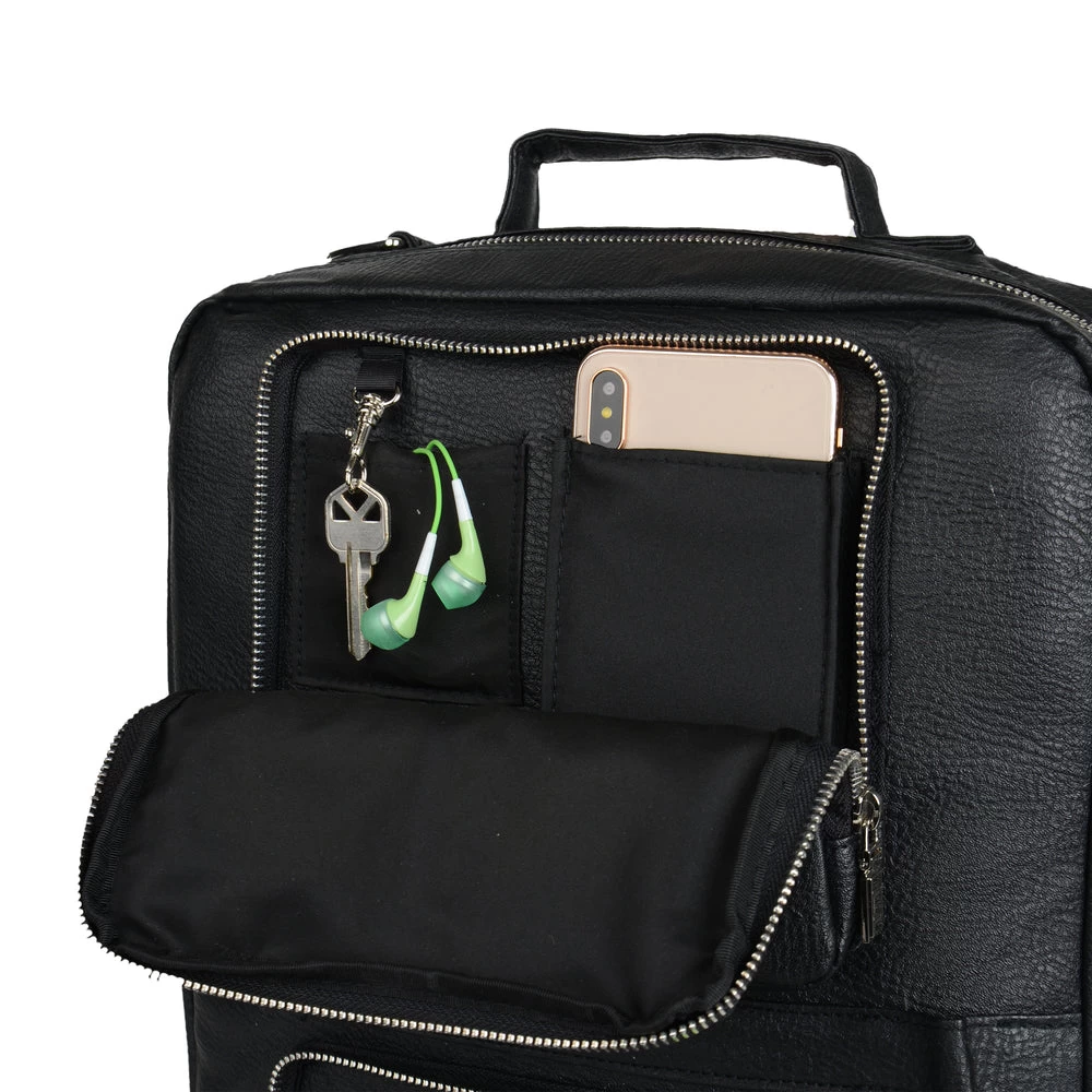 Lencca Quadra 15.6" Laptop Backpack - Black 8 Lencca Quadra 15.6" Laptop Backpack - Black - Image 8