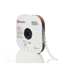 VELCRO® Velcro 3/4" Coin, White Loop (1028 Coins)