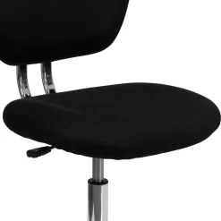 Flash Furniture Mid-Back Mesh Padded Swivel Task Chair With Chrome Base - Black -Professional Office Supply Store bd21cd7e55cf4a18a87c3e433d97f0bdf0ce127b square201059 6