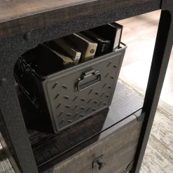 Sauder Steel River Desk - Carbon Oak (423912) -Professional Office Supply Store bd3ae467293e8df573adfb813e3e00823321020b square3032267 6