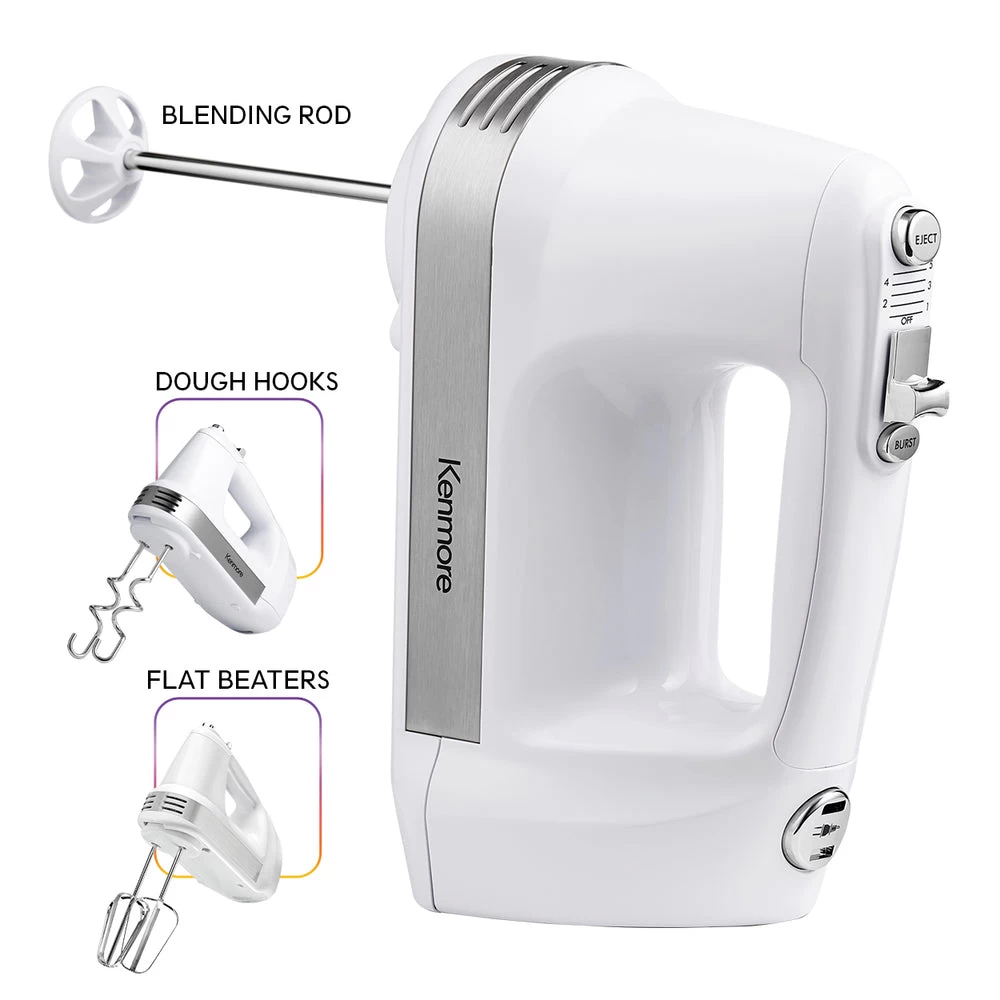 Kenmore 5-Speed Hand Mixer/Beater/Blender With Burst Control 3 Kenmore 5-Speed Hand Mixer/Beater/Blender With Burst Control - Image 3