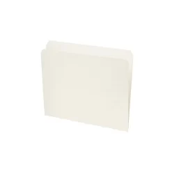 Esselte Pendaflex Legal Straight Cut Vertical File Folder, Ivory, 100 Pack