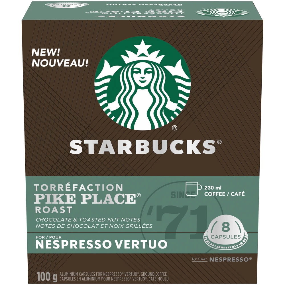 Starbucks VertuoLine Pike Place - 8 Pack 1 Starbucks VertuoLine Pike Place - 8 Pack