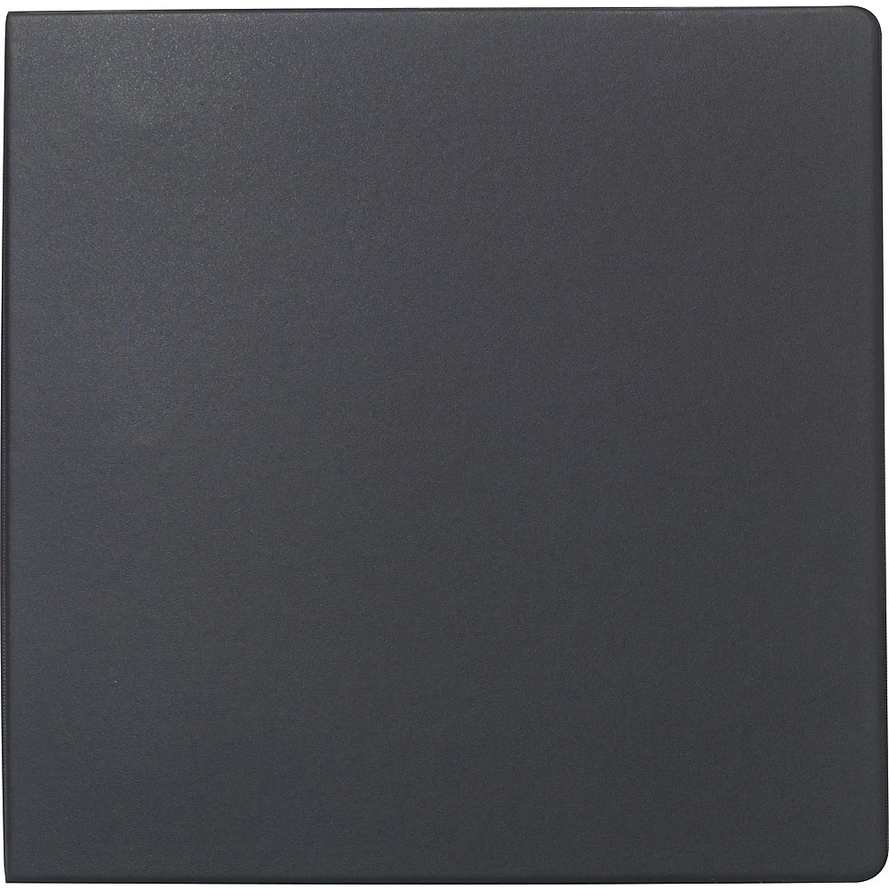 Staples Standard Binder With Label Holder And D Rings - 3" - Black 3 Staples Standard Binder With Label Holder And D Rings - 3" - Black - Image 3