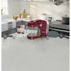 Kenmore Elite Ovation Stand Mixer With Pour-In Top - 5 Qt - Burgundy -Professional Office Supply Store c6e41fe30e10e8d6f45da81611a61573648c0ed8 square3019211 14
