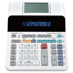 Sharp 12-Digit Paperless Printing Desktop Display Calculator (ELDP9001)