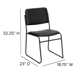 Flash Furniture HERCULES Series High Density Black Vinyl Stacking Chair With Sled Base -Professional Office Supply Store ce1b39190fe5a98c0f5333fe40481800264bffd7 square2986364 8