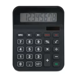 TRU RED OTR 230 8-Digit Display Calculator - Black