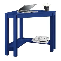 Dorel Parsons Corner Desk, Navy
