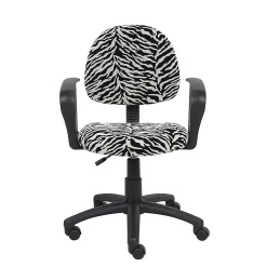 Nicer Furniture Perfect Posture Deluxe Microfiber Task Chair With Loop Arms, Zebra -Professional Office Supply Store d5c6b3e9cfee2bb14983f3124ff24364579be9be square2944279 4
