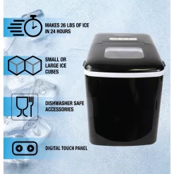 Koolatron Automatic Countertop Ice Maker - 1.85 L -Professional Office Supply Store db298823b8b1559eda48d19df8ad7c7f2d8c1b13 square3019217 3