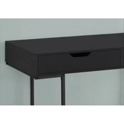 Monarch Specialties - 7556 Computer Desk - Home Office - Laptop - Storage Drawers - 48"L - Work - Metal - Laminate - Black -Professional Office Supply Store dd7e43ec88fed4dd455d7f033270bff8dbc3927a square3022734 3