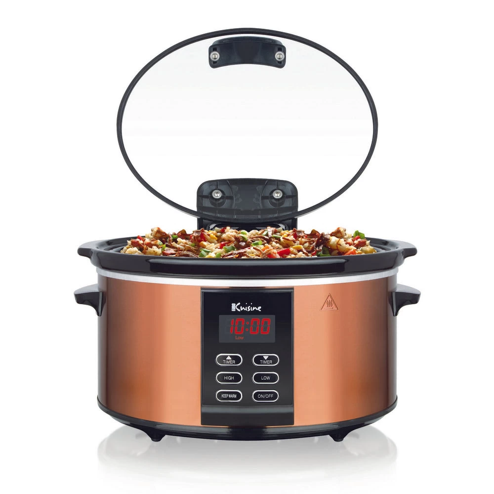 Euro Cuisine SCX6 Programmable Slow Cooker - Copper 4 Euro Cuisine SCX6 Programmable Slow Cooker - Copper - Image 4
