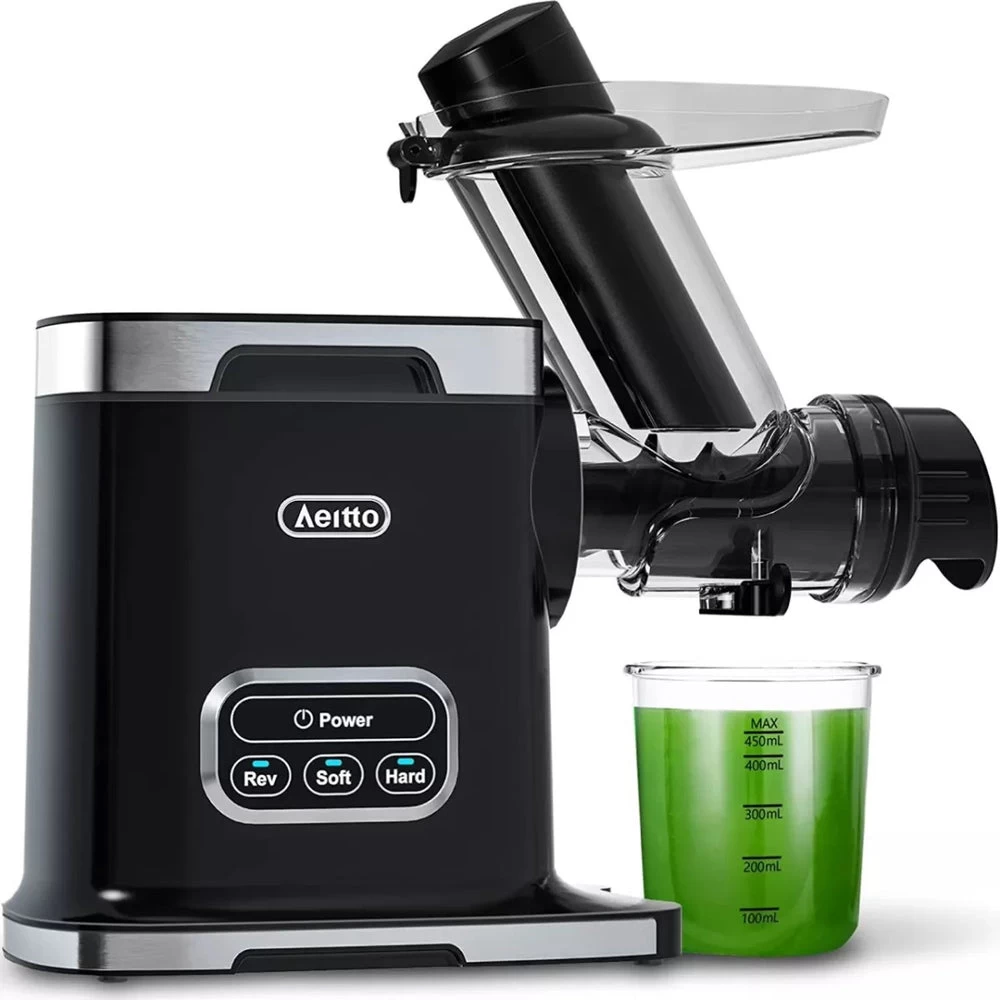 Aeitto Cold Press Masticating Juicer - Black 2 Aeitto Cold Press Masticating Juicer - Black - Image 2