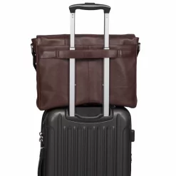 Mancini Milan Messenger Bag For 15" Laptop / Tablet - 16.25" X 3.25" X 12" - Brown 8 Mancini Milan Messenger Bag For 15" Laptop / Tablet - 16.25" X 3.25" X 12" - Brown -Professional Office Supply Store de54b0890d33462ba33b9048fe311054f67334c8 square3061452 4