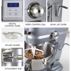Kenmore Elite 6 Qt Bowl-Lift Stand Mixer With Countdown Timer -Professional Office Supply Store de8e8fd031e076b4f77147509a602e0a56afa5a8 square3019209 6