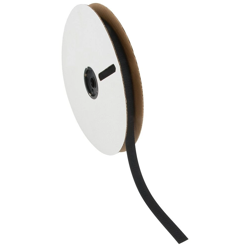 3M Hook Strip, 50 Yds X 1", Black 1 3M Hook Strip, 50 Yds X 1", Black