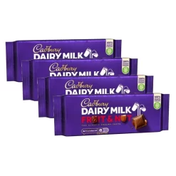 Cadbury UK Dairy Milk Fruit & Nut Bar - 200g (4 Pack)