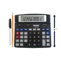 Victor 1200-4 12 Digit Desktop Display Calculator