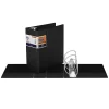 QuickFit Deluxe Heavy-Duty Commercial Binder, 5" Quickload Locking "D" Rings, Black