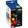 Epson® Epson 786 Color Ink Cartridges, Cyan, Magenta, Yellow, 3-Pack (T786520)
