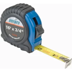 Aurora Tools Measuring Tape, 3/4" X 16', In/Cm Graduations - 36 Pack