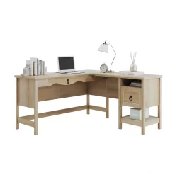 Sauder Adaline Cafe L-Shaped Desk - Orchard Oak (425128)
