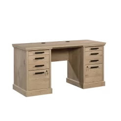 Sauder Mason Peak 60" Credenza Desk - Prime Oak (427801)