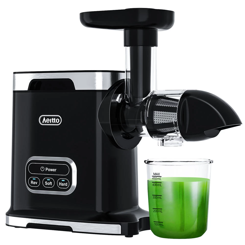 Aeitto Cold Press Masticating Juicer - Black 1 Aeitto Cold Press Masticating Juicer - Black
