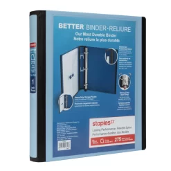 Staples Better Binder - 1" - Light Blue