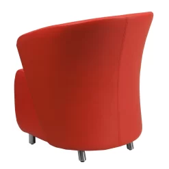 Flash Furniture Leather Curved Barrel Back Lounge Chair - Red -Professional Office Supply Store f743b97e28cc4d59b9edaa5c756fefee91c205ef square1983365 4