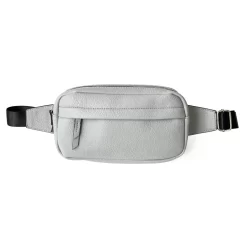 Nicci Waist Bag With Web Strap - Light Grey