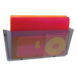 Deflecto Unbreakable DocuPocket - 1 Pocket - Legal Size - Smoke