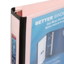Staples Better Binder - 1-1/2" - Pastel Pink -Professional Office Supply Store fa1f23b752210e7e25fdcc674d431c396cad995f square2968103 4