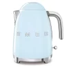 SMEG 50's Style Fixed Temperature Electric Kettle, Pastel Blue (KLF03PBUS)