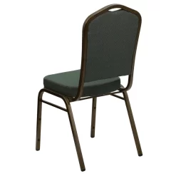 Flash Furniture HERCULES Series Crown Back Stacking Banquet Chair In Green Patterned Fabric - Gold Vein Frame -Professional Office Supply Store fede9406da1517d294eea7487bd5a516c3055019 square1982770 4